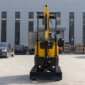 Mini-excavatrice sur chenilles compacte de 1 tonne avec pompe, livraison gratuite, garantie 1 an, pour la pose de petits canalisations et le défrichement de terrains - Product Image 3