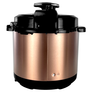 Cuisinière électrique à pression en acier inoxydable, capacité de 6 litres, cuve antiadhésive, temps de cuisson à pression réglable, protection contre la surchauffe - Product Image 3