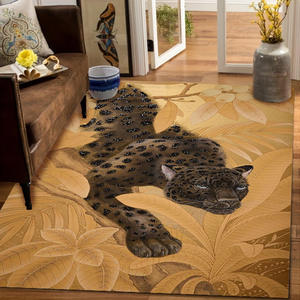 Alfombra Rectangular con Estampado Animal de Wan Xinlong, Moderna, Resistente a las Manchas, Lavable, para Sala de Estar, Alfombra de Sofá de Terciopelo Cristal - Product Image 3