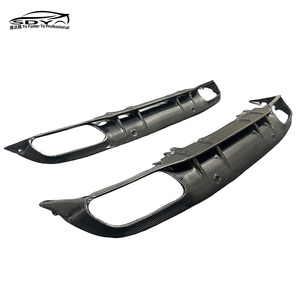 ลิ้นดิฟฟิวเซอร์หลังคาร์บอนไฟเบอร์คุณภาพสูง W205 C63 สำหรับกันชนหลังรถยนต์เมอร์เซเดส-เบนซ์ ซีคลาส C63 คูเป้ - Product Image 4