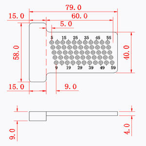 <span class=keywords><strong>Regla</strong></span> <span class=keywords><strong>de</strong></span> corte en T, marcador <span class=keywords><strong>de</strong></span> aleación <span class=keywords><strong>de</strong></span> <span class=keywords><strong>aluminio</strong></span>, posicionamiento cruzado, la mejor herramienta <span class=keywords><strong>de</strong></span> carpintería - Product Image 2