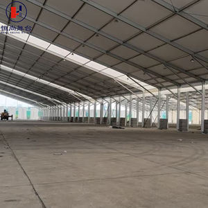 Grande tente d'entrepôt à double armature / Grand abri de stockage - Product Image 1