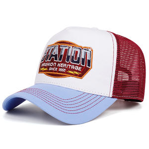 All'ingrosso Casual estate da uomo sport all'aria aperta cappellino da camionista stazione di stampa Heritage di moda - Product Image 4