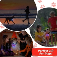 OKSILICONE personalisiertes Haustier Katze Hund Identifikationsetikett Halsband Zubehör glühend im Dunkeln Silikon Haustier-Etikett QR-Code Hundetikett