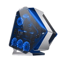 Étui de 50 pièces en verre trempé pour ordinateur de jeu, design de licorne, accessoire avec refroidissement d'eau, pour jouer sur PC