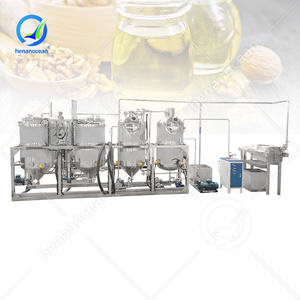 OCEAN Equipo de refinería de petróleo a pequeña escala completamente automático Mini línea de producción de refinación de aceite vegetal - Product Image 1