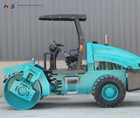 Rouleau compresseur hydraulique à tambour unique 5T, nouveau compacteur de sol pour projets de construction, fabricant sur mesure