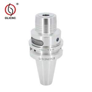Porte-outils hydrauliques BT pour machines-outils <span class=keywords><strong>PHC</strong></span> 6 8 10 12 16 20 25 32 mm, mandrins à pince hydrauliques BT40-PHC20-75, porte-outils BT pour CNC - Product Image 2