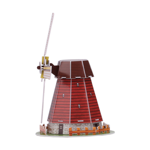 ของเล่นจิ๊กซอว์ 3 มิติ โมเดลกังหันลมฮอลแลนด์ ของเล่นตัวต่อ 3 มิติ สถาปัตยกรรมชื่อดังระดับโลก กังหันลมดัตช์ ของขวัญ ของเล่นทำมือ - Product Image 6