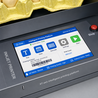 Impresora de Inyección de Tinta Industrial de Escritorio con Eje XY, Pantalla Táctil de 5 Pulgadas para Etiquetas de Fecha de Caducidad de Huevos, Código de Lote