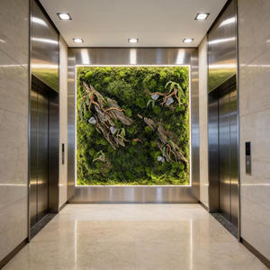 Panneaux muraux en mousse stabilisée faits à la main, mur végétal naturel, décoration commerciale et résidentielle, sans entretien, design moderne de luxe - Product Image 6