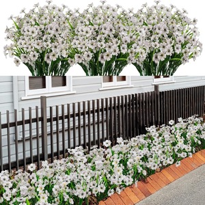 ColoPlay Lot de 24 fleurs artificielles résistantes aux UV de 2,5 cm, style ferme, pour usage extérieur/intérieur, boîte de porche, fenêtre, décoration de maison et de mariage - Product Image 3