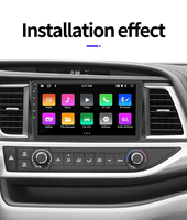 Radio Mobil Android 2 Din 7/9/10 Inch 2+64GB dengan CarPlay/Android Auto Nirkabel Terintegrasi, DSP, Layar Sentuh 2.5D untuk FM GPS