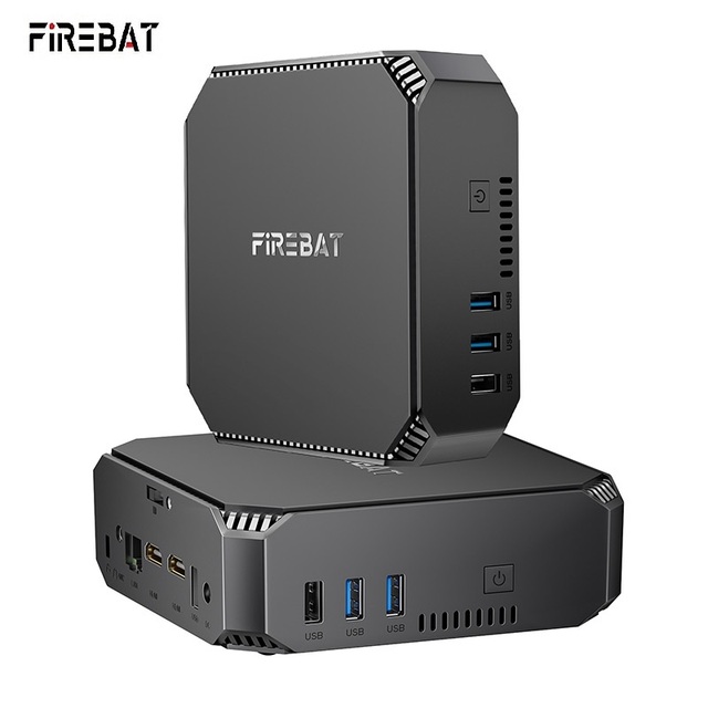 FIREBAT AK2 PLUS MiniPC Intel N100 Dual Band WiFi5 BT4.2 8GB 256GB Desktop Gaming Computer Mini PC Gamer