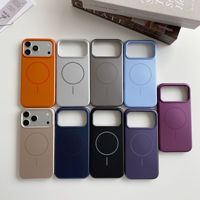 Coque magnétique personnalisable aux couleurs tendance pour iPhone 18 17 Pro Max, en TPU et métal, aimant puissant N52, antichoc