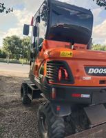 Kullanılmış Doosan DX60/DX60W/DX60W-9C 6 Ton Tekerlekli Ekskavatör, Motor ve Şanzıman Düşük Saatli, 2023 Model, 42 kW Güç