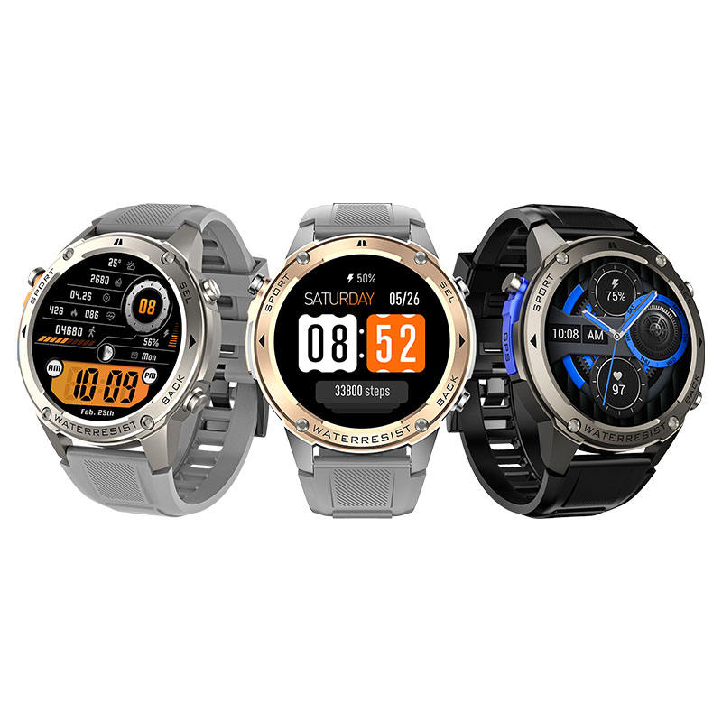 2026 DM56 Smart Watch 1.43inch Amoled Screen Round Dial 5ATM Deep Waterproof Outdoor Compass GPS Altitude Sport Reloj Smartwatch