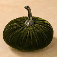 Décorations de citrouilles en velours faites à la main pour Thanksgiving, l'automne, Halloween, le jardin, la maison, la table – Vente en gros 3D très prisée