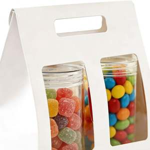 Bolsas de Papel Kraft Blancas Biodegradables y Ecológicas Personalizables con Asas Troqueladas para Dulces - Product Image 3