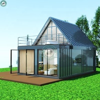 36 m² Expédition Modulaire Conteneur Loft avec Salle de Bains 2 Chambres Loft Maison avec Mezzanine en Pologne