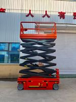 Plateforme élévatrice mobile autopropulsée électrique à ciseaux pour travaux en hauteur, fabriquée en Chine