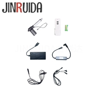 Jinruida JRD-CYJSQ Vérin hydraulique électrique en acier robuste pour cadre de coffre de rangement de lit, avec support de quincaillerie et amortisseur