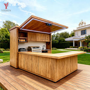 Mueble de Cocina Exterior Duradero de Acero Inoxidable 304, Parrilla para Barbacoa, Muebles de Cocina Completos para Acampar, Comedor, Horno de Pizza Negro - Product Image 2