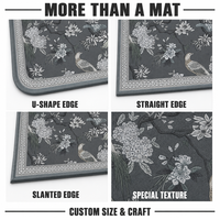 Tapis de Mahjong Premium Pliable Antidérapant, Housse de Table Anti-Bruit avec Sac de Rangement pour Jeux de Cartes, Jeux de Plateau et Jeux de Tuiles