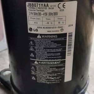 คอมเพรสเซอร์ทำความเย็น HYZL รุ่น JBB071YAA 3.5 แรงม้า สำหรับเครื่องปรับอากาศ ระบบทำความเย็นและความร้อน - Product Image 1