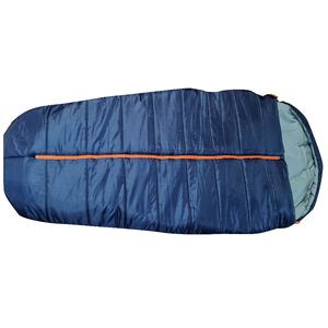 Saco de dormir portátil de momia de supervivencia al aire libre con bolsillo de almohada de ventilación lateral con cremallera bolsillo interior y diseño de cremallera central - Product Image 2