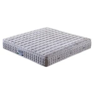 Letto di lusso comodo Memory Foam King Queen camera da letto materasso a molle