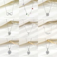 Collier polyvalent en argent sterling S925, bijoux élégants, sensation haut de gamme, chaîne de clavicule personnalisée