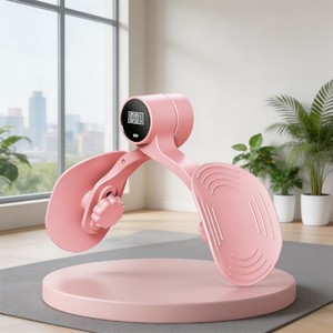 L'exerciceur de cuisses ergonomique en EVA avec compteur numérique intégré est conçu pour le remodelage des fessiers après l'accouchement. - Product Image 1