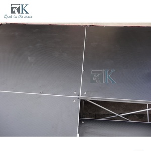 เวทีแสดงสินค้าเวทีคอนเสิร์ตพร้อมกระโปรงสีแดงติดตั้งเร็ว - Product Image 6