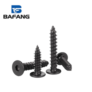 <span class=keywords><strong>Vis</strong></span> autotaraudeuses <span class=keywords><strong>pour</strong></span> cloisons sèches en plâtre noir à filetage grossier, à tête fraisée hexagonale DIN 7981 - Product Image 2