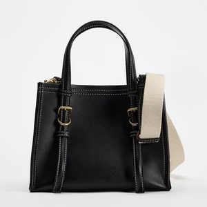 Nouvel Arrivage <span class=keywords><strong>Sac</strong></span> Fourre-tout en Toile à Large Bandoulière et Poignée Supérieure, Petit <span class=keywords><strong>Sac</strong></span> à Bandoulière en Cuir PU pour <span class=keywords><strong>Femme</strong></span>, Idéal pour le <span class=keywords><strong>Travail</strong></span> et l'Usage Quotidien, Vente en Gros - Product Image 1