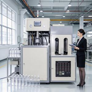 Máquina semiautomática de moldeo por soplado de jugo de 1 litro, 1 cavidad, certificada ISO, para pequeñas fábricas - Product Image 6