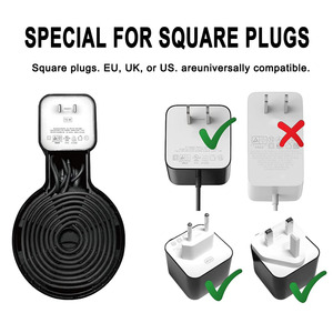 Soporte de pared para altavoz inteligente <span class=keywords><strong>Echo</strong></span> Dot de 3.ª <span class=keywords><strong>generación</strong></span> con almacenamiento de cables, ideal para colocar en la cocina, el dormitorio y el baño - Product Image 4