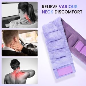 Compresse Chaude Personnalisée pour Épaule, Dispositif Médical de Classe I, Coussin Chauffant Micro-ondable à la Lavande et aux Graines de Lin pour le Cou - Product Image 4