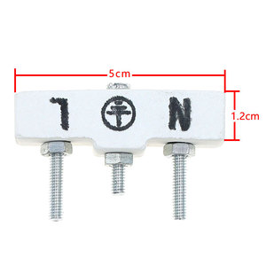 ยูนี่ เซรามิค เทอร์มินัลบล็อก 3 ตำแหน่ง 5 ซม. X 1.2 ซม. สำหรับชิ้นส่วนหม้อหุงข้าว - Product Image 1