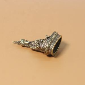 Großhandel Bronze tibetische buddhistische Figuren Messing Buddha Statue kleine Ornamente Buddha Statue Handwerk - Product Image 4
