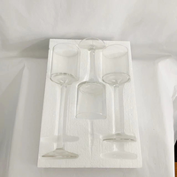 Ensemble de 3 bougeoirs à longue tige pour centre de table - Bougeoirs Monet pour bougies piliers et flottantes
