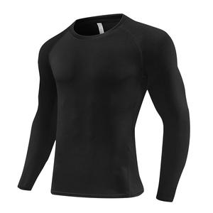 Camiseta de manga larga transpirable de secado rápido para hombre de alta calidad con logotipo personalizado para entrenamiento físico ropa de fútbol - Product Image 1