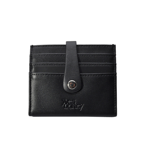 Porte-cartes de crédit en cuir véritable avec fermeture instantanée, 2 pièces - Product Image 1