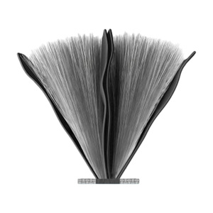 Bande d'étanchéité Teumsae à triple brosse, en mohair, anti-insectes, pour joints de fenêtres et portes - Product Image 1