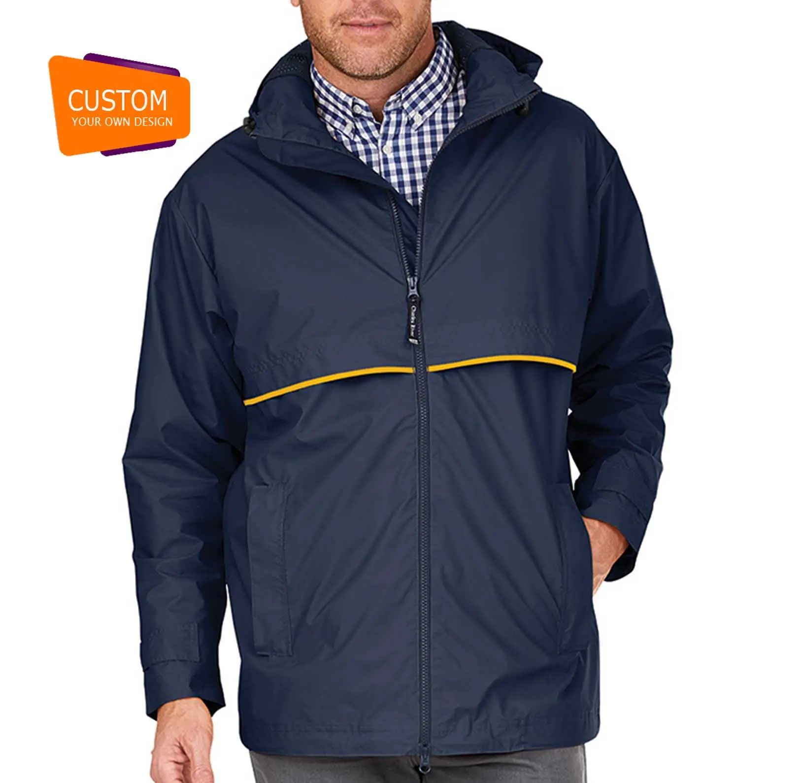 Veste de pluie pour hommes, vestes de course à pied et de cyclisme, imperméable, design personnalisé, coupe-vent, veste de randonnée, manteau de pluie