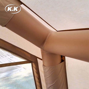 Tente de Glamping Gonflable Kawagebo Kamp (KK) 10,5' X 8,2' (8m²) en Polyester-Coton, Type Cabine, Facile à Gonfler, pour Camping - Product Image 6