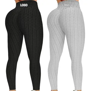 Schlussverkauf Gesäßstraffungs-Leggings für Damen Bauchtkontrolle Tiktok Training Yoga-Hose hohe Taille geschrumpfter Gesäß Gym Strumpfhosen