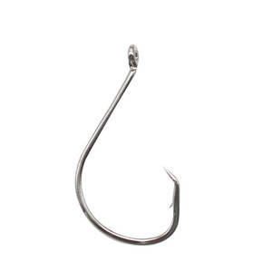 ชุดตะขอเบ็ดตกปลา50/75/150/160/300ชิ้นทำจากเหล็กกล้าคาร์บอนตะขอเข็มเดี่ยวหลายขนาดสำหรับปลาดุกเทราต์เบสปลาหมึก - Product Image 1