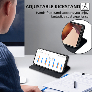 คุณภาพสูงหนังสําหรับSamsungหมายเหตุ 20 Ultraหมายเหตุ 10 <span class=keywords><strong>9</strong></span> 8 ช่องเสียบการ์ดกระเป๋าสตางค์แม่เหล็กFlipสําหรับหมายเหตุ 20 - Product Image 3